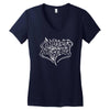 christ denied logo Women's V-Neck T-Shirt