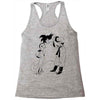 goku vs freeza Racerback Tank