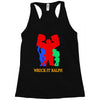 wreck it ralph silhouette Racerback Tank