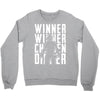 winner winner chicken dinner 3 Crewneck Sweatshirt