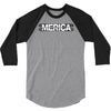 merica graphic 3/4 Sleeve Shirt