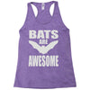 bats are awesome Racerback Tank