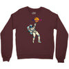 astronaut basketball planet Crewneck Sweatshirt