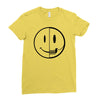 smiley dissection Ladies Fitted T-Shirt