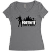 Fortnite Like A Boss Women's Triblend Scoop T-shirt