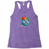 rainbow soccer Racerback Tank