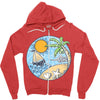 summer ornament Zipper Hoodie