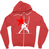 he clash inspired long sleeve Zipper Hoodie