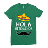 hola bitchachos Ladies Fitted T-Shirt