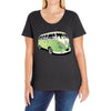 vw camper van, ideal gift or birthday present Ladies Curvy T-Shirt