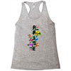 Pride Floral LGBT Colors Racerback Tank