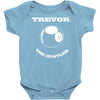 piscine t shirt personnalis&eacute; votre nom 8 ball arnaqueur Baby Onesie