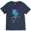 dog biker V-Neck Tee