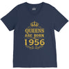 queens are born in 1956 V-Neck Tee