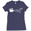 never judge a book by it's movie Ladies Fitted T-Shirt