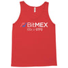 100x or gtfo bitmex edition white logo Tank Top