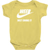 weed   just smoke it   mens funny Baby Onesie