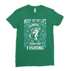 wasted my life Ladies Fitted T-Shirt