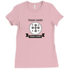 train hard Ladies Fitted T-Shirt