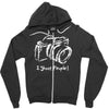 camera photographer Zipper Hoodie