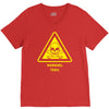 toxic hazard laboratory poison substance warning V-Neck Tee