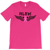angel wing believe breast cancer T-Shirt