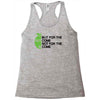 in it for the outcome Racerback Tank