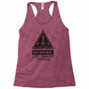 i do smart things Racerback Tank