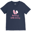 Mommy's Little Bunny Easter Themed V-Neck Tee