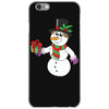 smiling snowman holding out christmas iPhone 6/6s Case