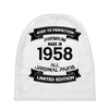 Premium Vintage  1958 Baby Beanies