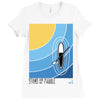 stand up paddle Ladies Fitted T-Shirt