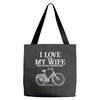 i love when my wife lets me buy another bike Tote Bags