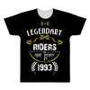 legendary riders are born in 1993 All Over Men's T-shirt