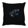 alien terror from deep space Throw Pillow