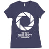 test subject 2 Ladies Fitted T-Shirt