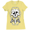 put tongue out Ladies Fitted T-Shirt