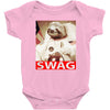 sloth astronaut swag Baby Onesie