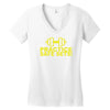 safe sex train gym workout funny gift Women's V-Neck T-Shirt
