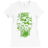 snake crest Ladies Fitted T-Shirt