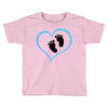 Baby Boy with Heart Any Name Customized Toddler T-shirt