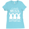 little miss cottontail cute bunny easter Ladies Fitted T-Shirt
