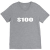 dollar V-Neck Tee