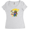 assemble! (yellow outline) Women's Triblend Scoop T-shirt