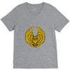 gold owl V-Neck Tee