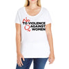 no violence against women's Ladies Curvy T-Shirt