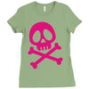 pink pirate Ladies Fitted T-Shirt