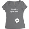 Say Hello to My Little Friend Women's Triblend Scoop T-shirt