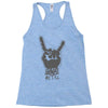 death to all but metal Racerback Tank