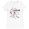 scenic mustafar Ladies Fitted T-Shirt